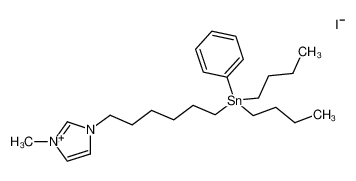 943611-16-3 1-{6-[dibutyl(phenyl)stannyl]hexyl}-3-methyl-1H-imidazolium iodide