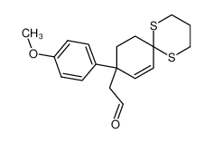 79214-98-5 2-(9-(4-methoxyphenyl)-1,5-dithiaspiro[5.5]undec-7-en-9-yl)acetaldehyde