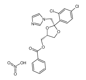 83086-42-4 ((2R,4R)-2-((1H-imidazol-1-yl)methyl)-2-(2,4-dichlorophenyl)-1,3-dioxolan-4-yl)methyl benzoate nitrate