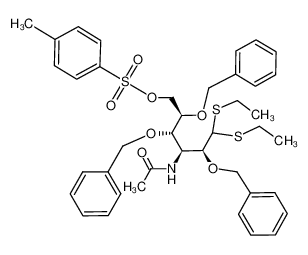 90706-23-3 3-acetamido-2,4,5-tri-O-benzyl-3-deoxy-6-O-tosyl-D-mannose diethyl dithioacetal