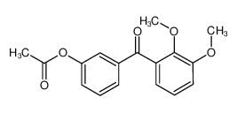 [3-(2,3-dimethoxybenzoyl)phenyl] acetate 890100-36-4