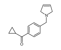 cyclopropyl-[4-(2,5-dihydropyrrol-1-ylmethyl)phenyl]methanone 898764-81-3