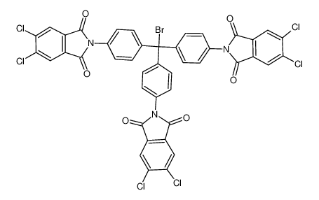 4,4',4''-三(4,5-二氯邻苯二甲酰亚胺苯基)甲基溴