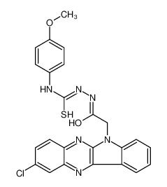 109322-13-6 structure, C24H19ClN6O2S