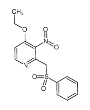 1050589-10-0 2-benzenesulfonylmethyl-4-ethoxy-3-nitropyridine