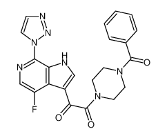 619331-12-3 structure, C22H18FN7O3