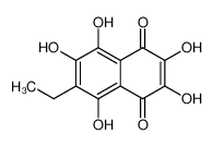 6-ethyl-1,4,5,7,8-pentahydroxynaphthalene-2,3-dione