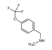 N-Methyl-1-[4-(trifluoromethoxy)phenyl]methanamine 906645-42-9