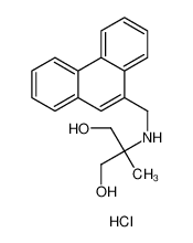 2-methyl-2-(phenanthren-9-ylmethylamino)propane-1,3-diol,hydrochloride 96404-20-5