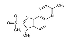 138336-22-8 spectrum, 3,7-dimethyl-2-methylsulfonylimidazo[4,5-f]quinoxaline