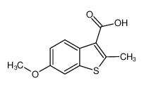 6-methoxy-2-methylbenzo[b]thiophene-3-carboxylic acid 854515-01-8