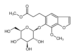 158500-59-5 structure, C19H24O10