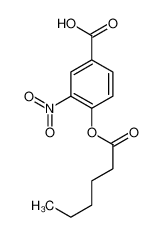 65293-27-8 4-hexanoyloxy-3-nitrobenzoic acid