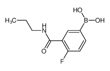 4-氟-3-(N-丙基氨甲酰基)苯基硼酸