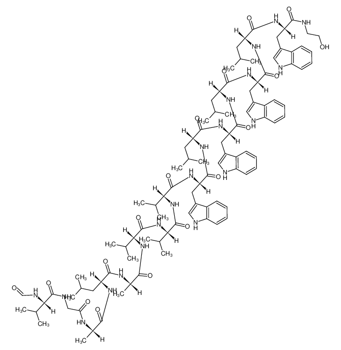 1405-97-6 structure, C99H140N20O17