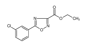 ethyl 5-(3-chlorophenyl)-1,2,4-oxadiazole-3-carboxylate 657424-68-5