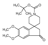 Spiro[1H-indene-1,4'-piperidine]-1'-carboxylic acid, 2,3-dihydro-5,6-dimethoxy-3-oxo-, 1,1-dimethylethyl ester 948033-75-8