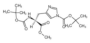 20898-43-5 spectrum, methyl (S)-3-[1-(1,1-dimethylethoxycarbonyl)-1H-imidazol-4-yl]-2-[(1,1-dimethylethoxycarbonyl)amino]propionate