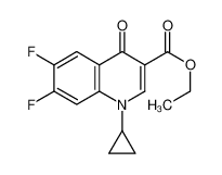 1-环丙基-6,7-二氟-4-氧代-1,4-二氢喹啉-3-羧酸乙酯