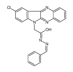 116989-90-3 structure, C23H16ClN5O