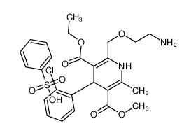 3-O-ethyl 5-O-methyl (4R)-2-(2-aminoethoxymethyl)-4-(2-chlorophenyl)-6-methyl-1,4-dihydropyridine-3,5-dicarboxylate 99%
