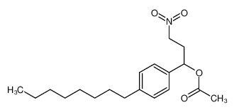 1373549-72-4 spectrum, 3-nitro-1-(4-octylphenyl)propyl acetate