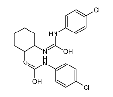 1-(4-chlorophenyl)-3-[2-[(4-chlorophenyl)carbamoylamino]cyclohexyl]urea 303092-04-8