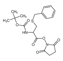 叔丁氧羰基-(S-苄基)半胱氨酰-琥珀酰亚胺