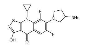 135906-72-8 structure, C17H16F2N4O2S