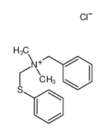 7154-02-1 benzyl-dimethyl-(phenylsulfanylmethyl)azanium