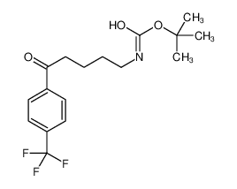 [5-氧代-5-[4-(三氟甲基)苯基]戊基]-氨基甲酸-1,1-二甲基乙酯