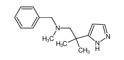 N-benzyl-N,2-dimethyl-2-(1H-pyrazol-5-yl)propan-1-amine 1028319-94-9