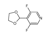 924649-14-9 spectrum, 4-[1,3]dioxolan-2-yl-3,5-difluoropyridine