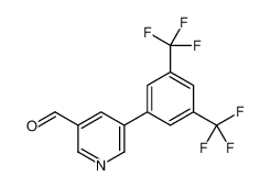 5-[3,5-bis(trifluoromethyl)phenyl]pyridine-3-carbaldehyde 887973-75-3