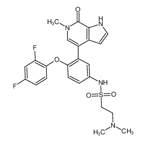 1446235-33-1 structure, C24H24F2N4O4S