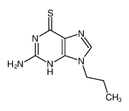 24397-91-9 structure, C8H11N5S