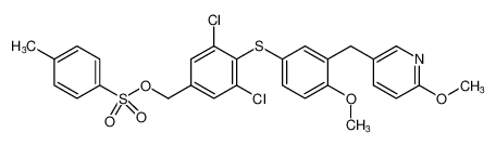 105189-87-5 structure, C28H25Cl2NO5S2