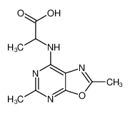 (2S)-2-[(2,5-dimethyl-[1,3]oxazolo[5,4-d]pyrimidin-7-yl)amino]propanoic acid 102248-96-4