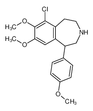 67287-53-0 spectrum, 9-chloro-7,8-dimethoxy-5-(4-methoxyphenyl)-2,3,4,5-tetrahydro-1H-3-benzazepine