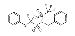 1002723-90-1 N-benzyl-N-(trifluoromethanesulfonyl)-(phenylsulfanyl)difluoromethanesulfonamide