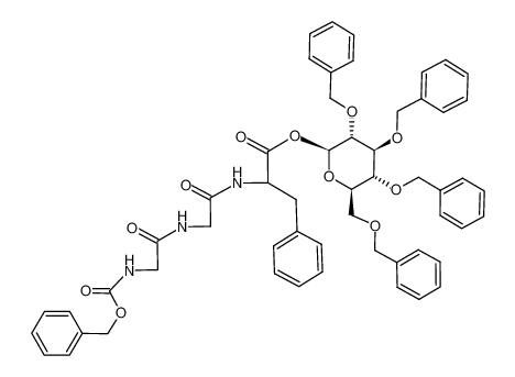 75719-93-6 spectrum, 2,3,4,6-tetra-O-benzyl-1-O-(N-benzyloxycarbonylglycylglycyl-L,D-phenylalanyl)-β-D-glucopyranose