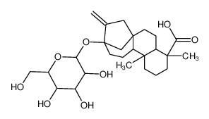 60129-60-4 13-(beta-D-吡喃葡萄糖基氧基)-(4alpha)-贝壳杉-16-烯-18-酸