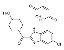 JNJ 10191584 maleate,1-[(5-Chloro-1H-benzimidazol-2-yl)carbonyl]-4-methylpiperazinemaleate 869497-75-6