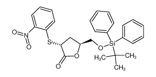 129778-56-9 (3R,5S)-5-(((tert-butyldiphenylsilyl)oxy)methyl)-3-((2-nitrophenyl)thio)dihydrofuran-2(3H)-one