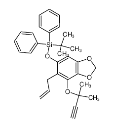 292073-82-6 spectrum, ((6-allyl-7-((2-methylbut-3-yn-2-yl)oxy)benzo[d][1,3]dioxol-5-yl)oxy)(tert-butyl)diphenylsilane