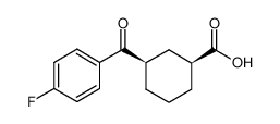 CIS-3-(4-FLUOROBENZOYL)CYCLOHEXANE-1-CARBOXYLIC ACID 735269-81-5