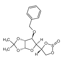 190733-40-5 (4R)-4-((3aR,5S,6S,6aR)-6-(benzyloxy)-2,2-dimethyltetrahydrofuro[2,3-d][1,3]dioxol-5-yl)-1,3,2-dioxathiolane 2-oxide