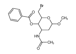 [(2S,3S,4S,6S)-4-acetamido-2-(bromomethyl)-6-methoxyoxan-3-yl] benzoate 57865-92-6