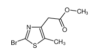 methyl 2-(2-bromo-5-methyl-1,3-thiazol-4-yl)acetate 56355-62-5