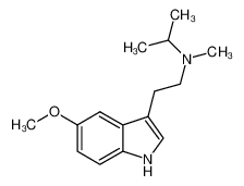 N-[2-(5-methoxy-1H-indol-3-yl)ethyl]-N-methylpropan-2-amine 96096-55-8